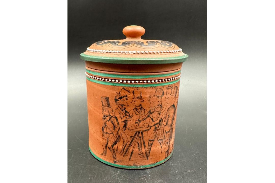 A terracotta tobacco 'The unlucky Dog Telling His Tale' - Image 1 of 6