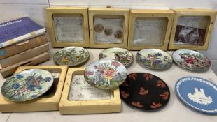 A selection of Wedgewood and Vilieroy and Boch plates