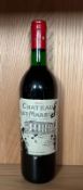 A bottle of Chateau Haut Marbulet 1993