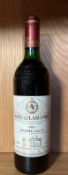 A bottle of Chateau Lascombes Margaux 1991