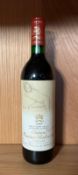 A bottle of Chateau Mouton Rothchild, Pauillac Baron Phillipe Rothchild 1993