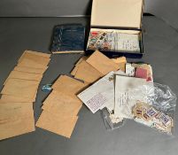 An album of uk and world stamps along with a far reaching selection of loose packets to include