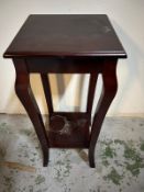 Two tier plant stand (H72cm Sq37cm)