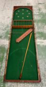 A vintage folding shuffle board AF