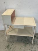 A painted telephone table or side table