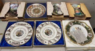 Seven collectable plates, various makers and designs