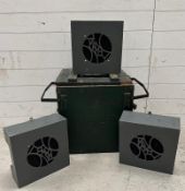 Three vintage Tannoy speakers, type number 328