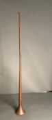 A copper hunting horn