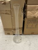 Eight tall Lily vases (H60cm)