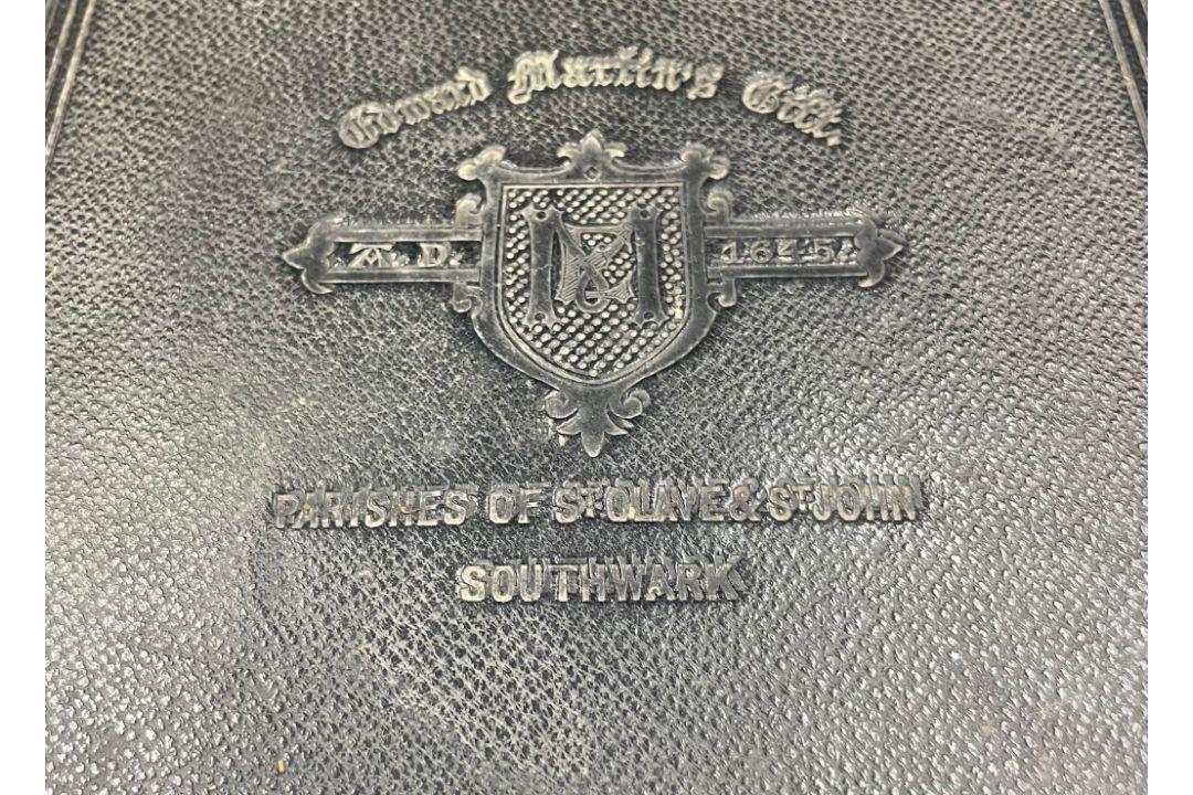 Holy Bible: Edward Martins Gift Parishes of St Olave and St John Sothwark - Image 2 of 6