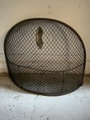 A Vintage fire screen
