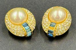 A pair of vintage Grosse earrings