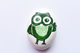 A Pebble hand painted by Actor and Comedian Lee Mack to raise funds for the fantastic Momentum