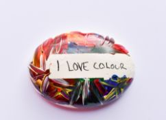 A Pebble hand painted by TV Personality Andi Peters to raise funds for the fantastic Momentum