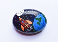 A Pebble hand painted by Astronaut Tim Peake to raise funds for the fantastic Momentum Children's
