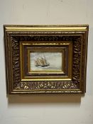 A Maritime watercolour by W.L. Wyllie (frame 23cm x 20cm)