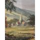 An oil on canvas of a farming scene titled "Welsh Harvest by Don Vaughan - Image 5 of 5