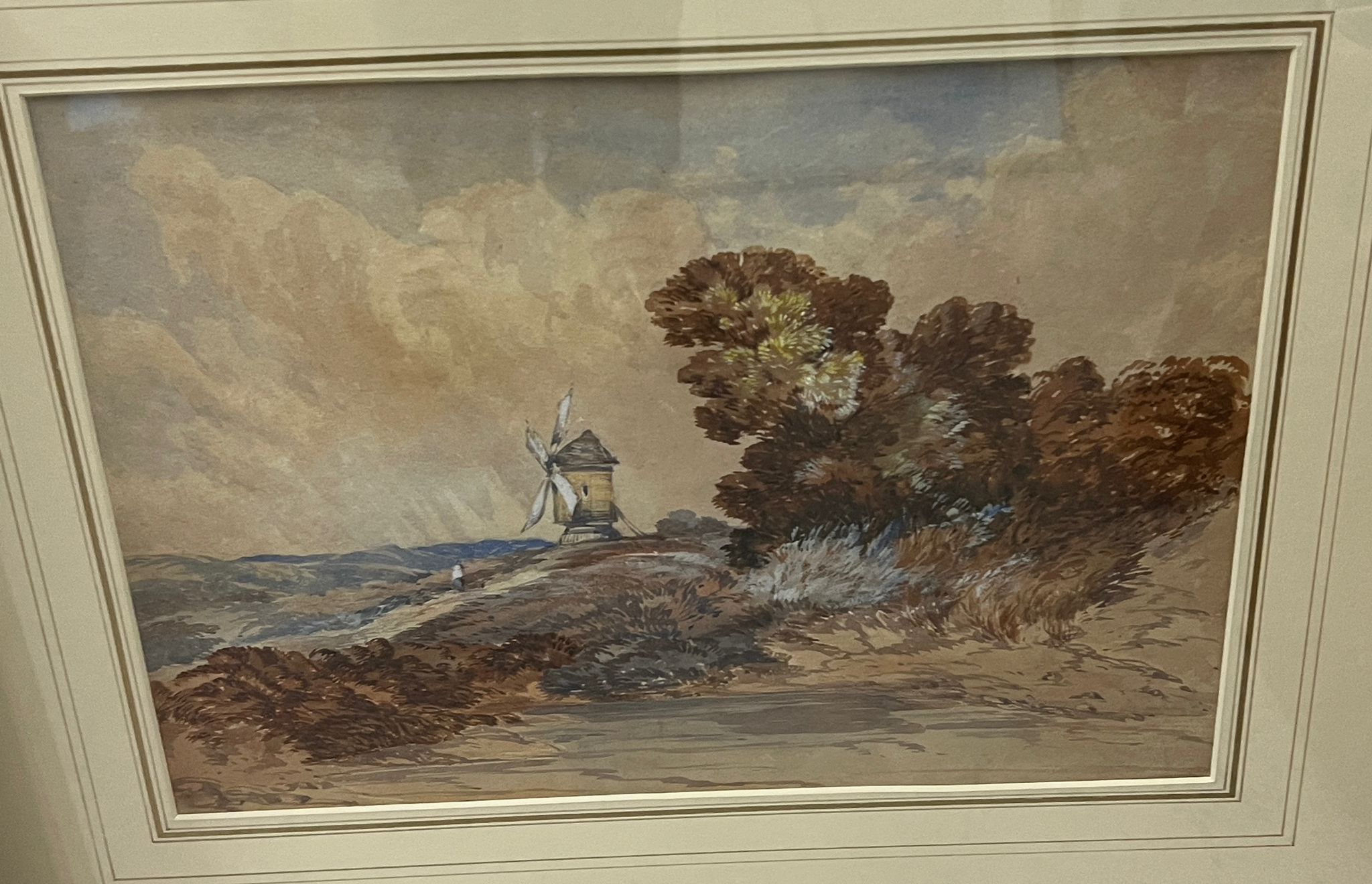 Two watercolours, one by John Callow O.W.S (1822 - 1878) and the other of Crystal Palace 1859 - Image 2 of 5