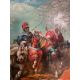 An oil on board of Algeria Bedouins signed R Wilson lower right 30cm x 25cm - Image 3 of 4
