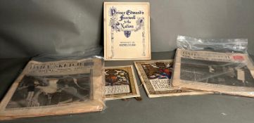 A selection of Royal ephemera to include newspapers and the official souvenir programmes for thr