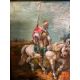 An oil on board of Algeria Bedouins signed R Wilson lower right 30cm x 25cm - Image 2 of 4
