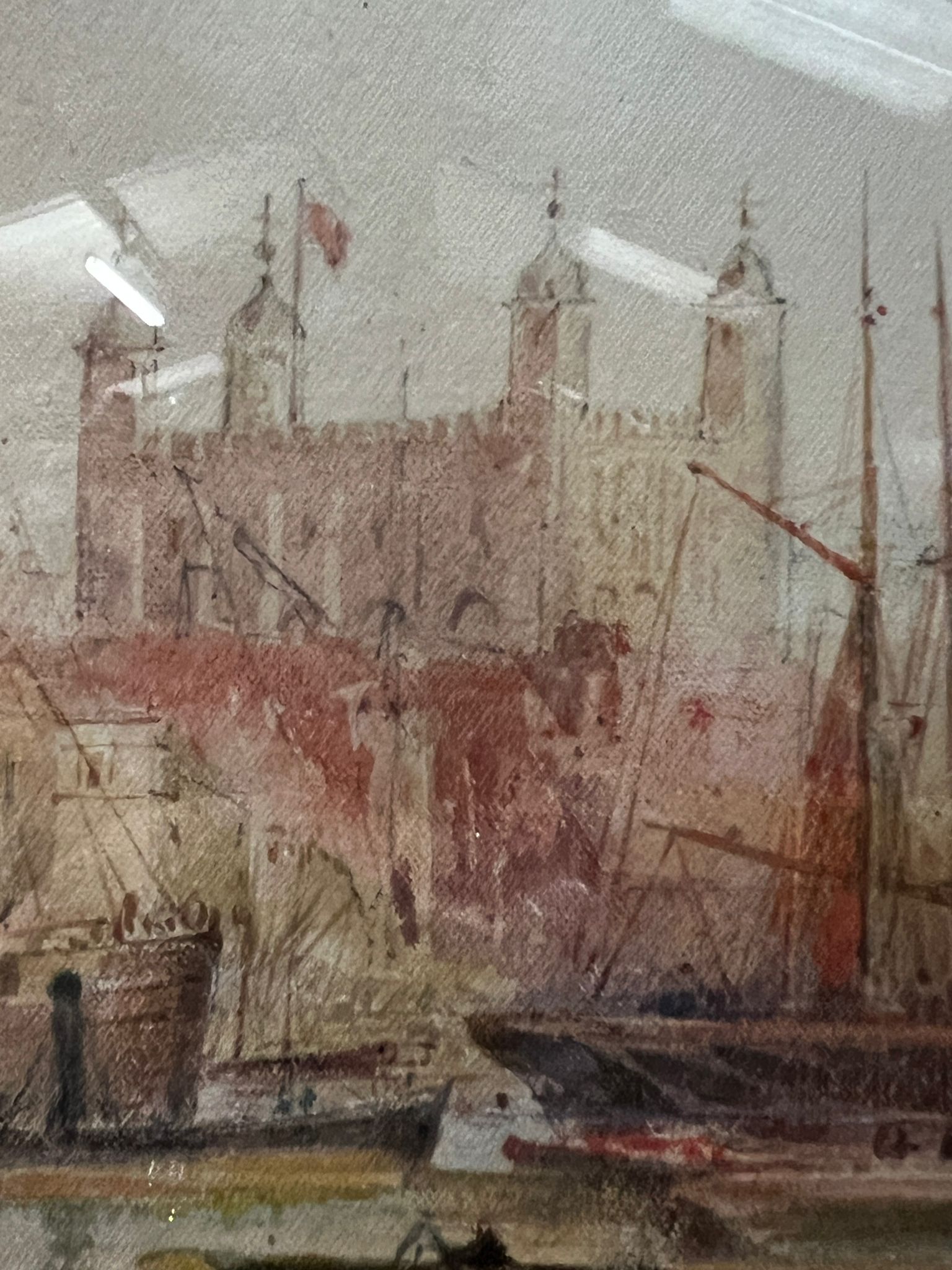 Three Marine and landscape pictures various media and artist - Image 7 of 9