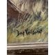 An oil on canvas of a farming scene titled "Welsh Harvest by Don Vaughan - Image 3 of 5