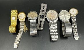 A selection of watches, various makers to include Rotary, Pierre Cardin, Venus etc