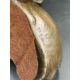A pair of boxer dog figures signed to back for Doris Linder. - Image 2 of 2