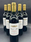 Six bottles of Chateau Haut Milon Pauillac 2005