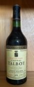 A bottle of Chateau Talbot Grand Cru Classe 1978