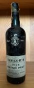 A bottle of Taylors 1966 vintage port