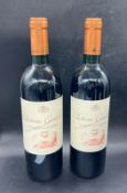 Two bottles of Chateau Gardors 2005