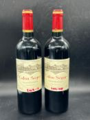 Two bottles of Calon Segur 2005