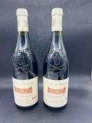 Two bottles of Cuvee Du Vatican