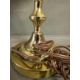A brass bankers lamp with pierced shade - Image 3 of 3