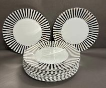 Twelve Jasper Conran for Wedgewood large dinner plates
