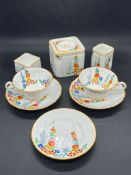 Art Deco cube tea set 