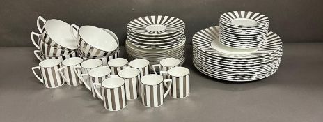 A part Jasper Conran for Wedgewood tea and coffee service to include plates and cups and saucers