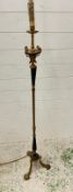 A French empire style floor standing lamp