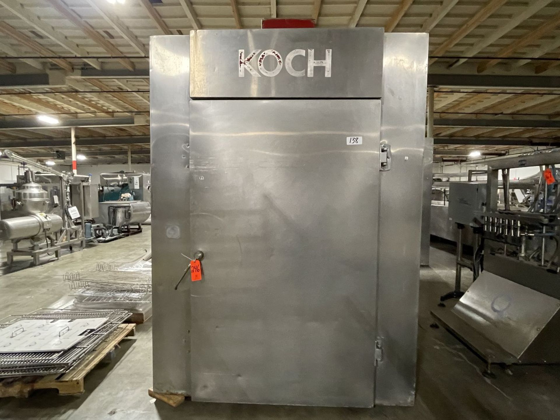 Koch Model 32-01-57 Stainless Steel Single Door Truck Smokehouse, S/N KLE-10-81/FMP-230/3-1-31165, - Image 2 of 6