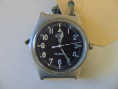 CWC (Cabot Watch Co Switzerland) British Army W10 Service Watch Nato Marks, Date 1998, S/N 5999