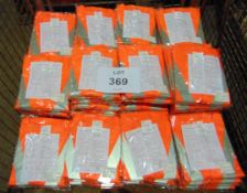 100 x Unissued New Orange Hi-Viz Vests - in Various Sizes & Quantities