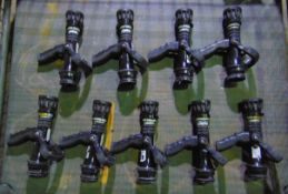 9 x Mach 3 Branch Nozzles