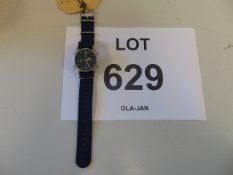 Seiko Gen 1 Pilots Chrono RAF Harrier Force Issue Nato Marks, Dated 1990. GULF WAR 1