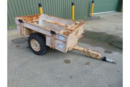 Logic SMT172B 2 wheel ATV Quad Bike Trailer with Drop Tailgate