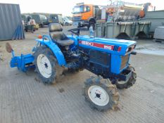 Iseki 155 4x4 Diesel Compact Tractor 260 hours only fitted with Iseki RA1200 Rotavator