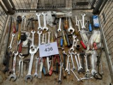 1X STILLAGE OF MECHANICS TOOLS APPROX 90 ITEMS