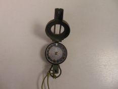 New Unissued Francis Barker British Army Prismatic Compass in Mills, Nato Marks