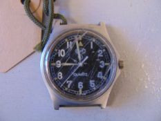 CWC (Cabot Watch Co Switzerland), British Army W10 Service Watch, Nato Marks Date1998, Scratches